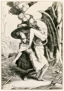 Christian Fights Apollyon from The Pilgrim